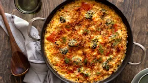 Buffalo Rotisserie Chicken Casserole 1