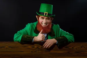 Leprechauns are never afraid to follow their dreams. image