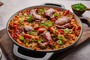 Chinese Chicken Rice Bake 1