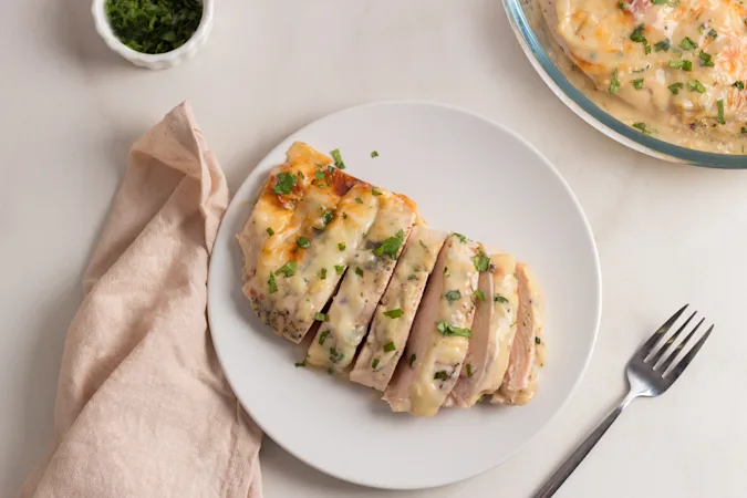 Creamy Mushroom Chicken Bake