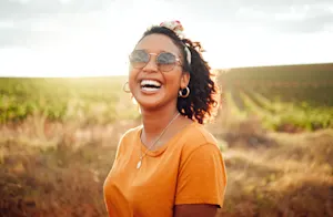 Why did the teacher wear sunglasses on the last day of school? image