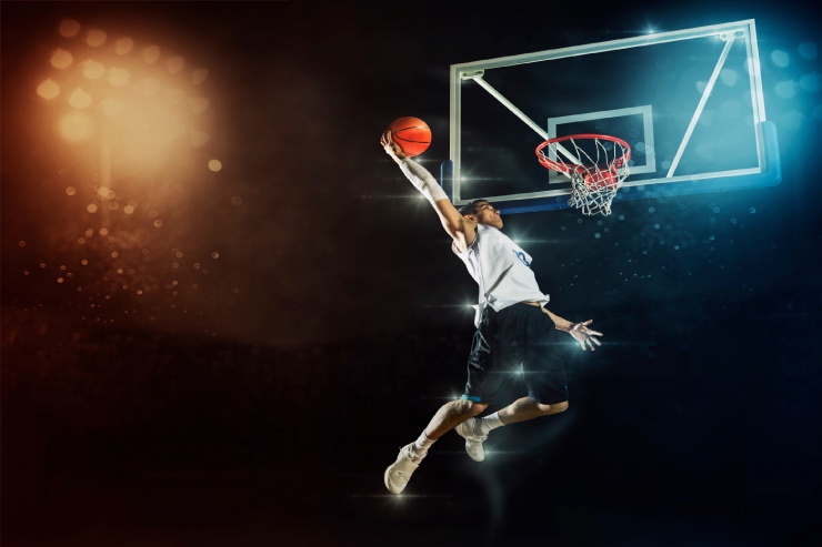  What do you call oxygen and carbon dioxide playing basketball together? image