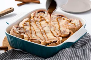 Gingerbread Man Cinnamon Rolls