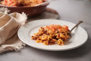 Skinny Cheeseburger Casserole