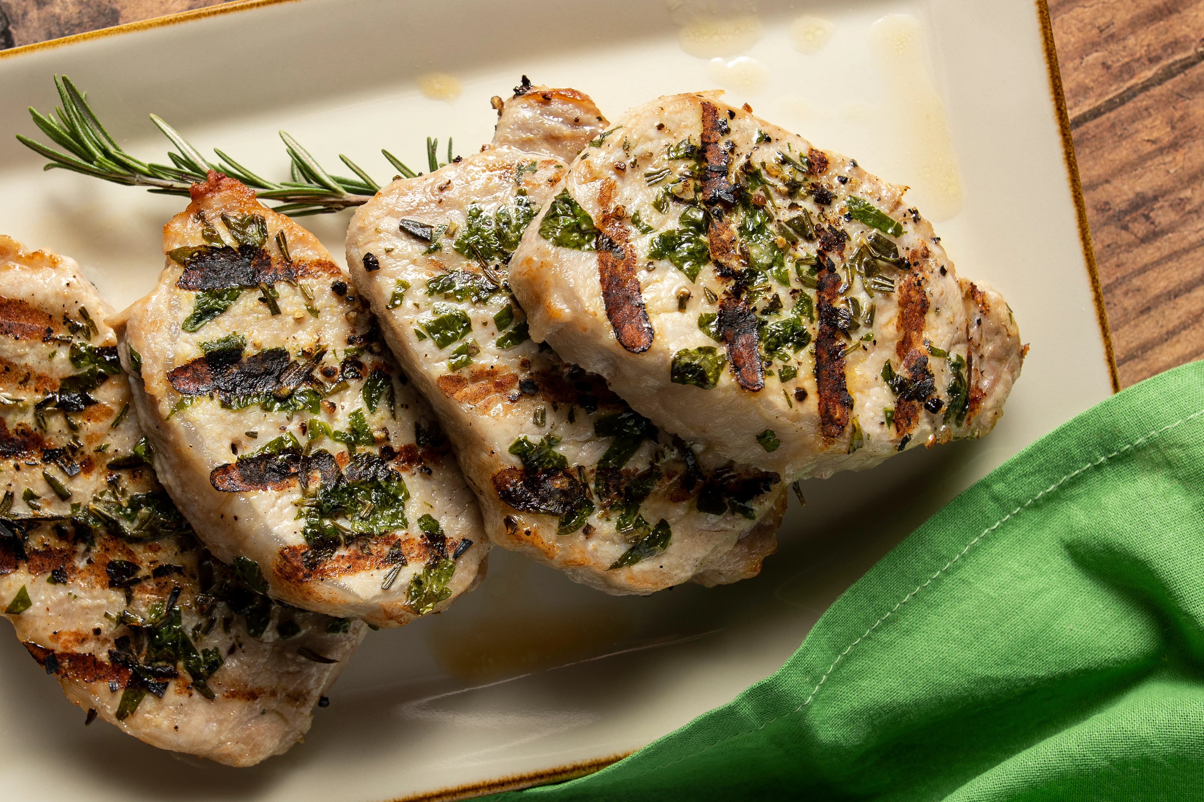 Herbed Pork Chops | Cooking Professionally
