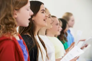 What book do people who can't sing use during church service? image