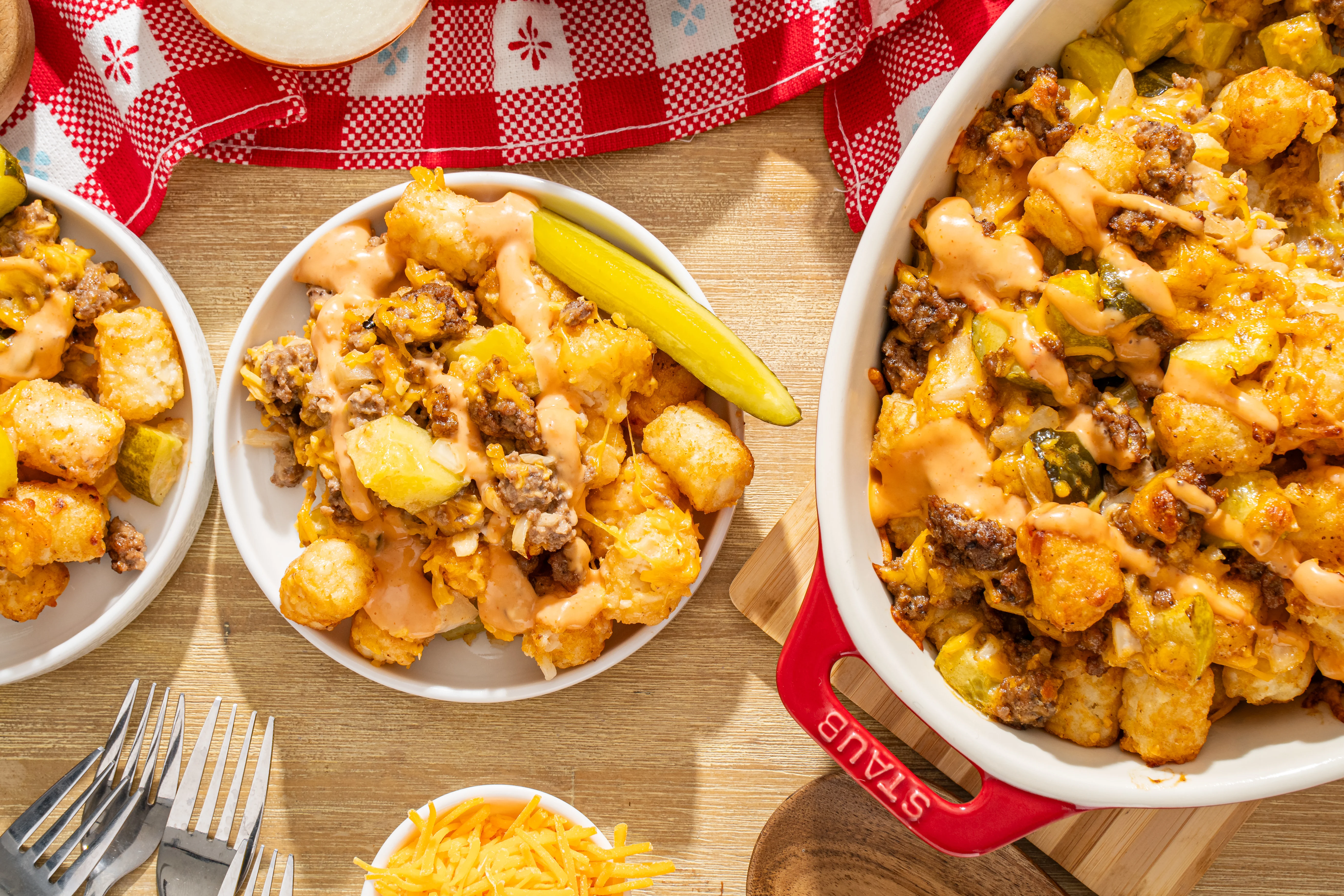 Cheeseburger Tater Tot Casserole | Mama's Cooking