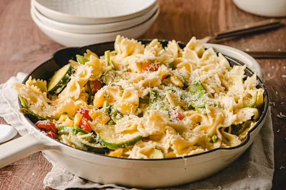 Creamy Pasta Primavera-1