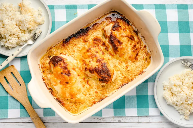 Creamy Swiss Chicken Bake 1