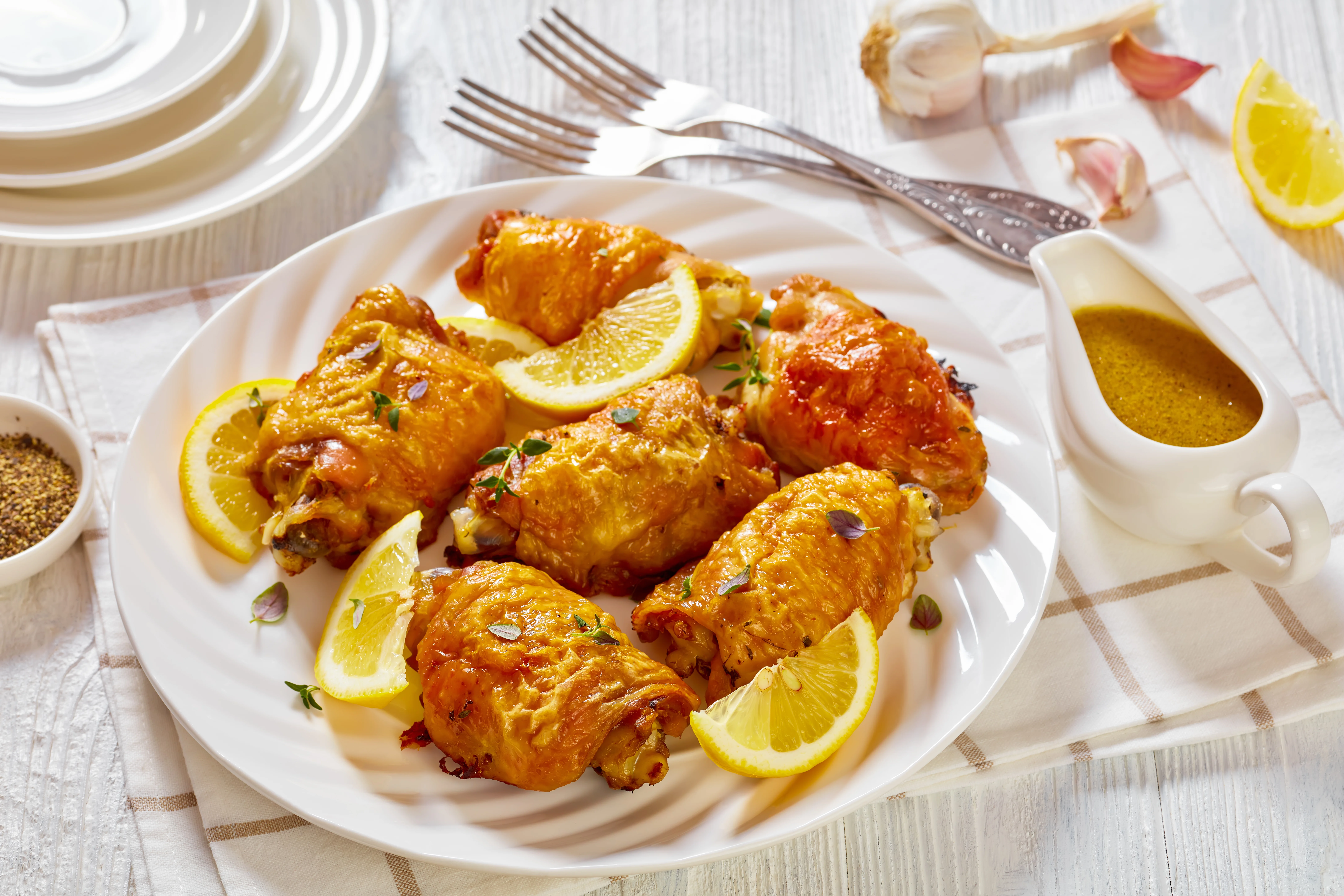 Lemon Garlic Chicken Thighs | Command Cooking