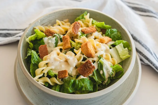 Fusilli Ceasar Salad
