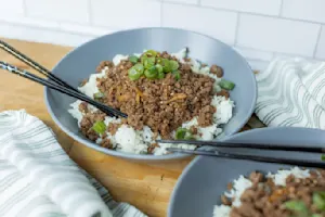 Easy Korean Beef Bowls