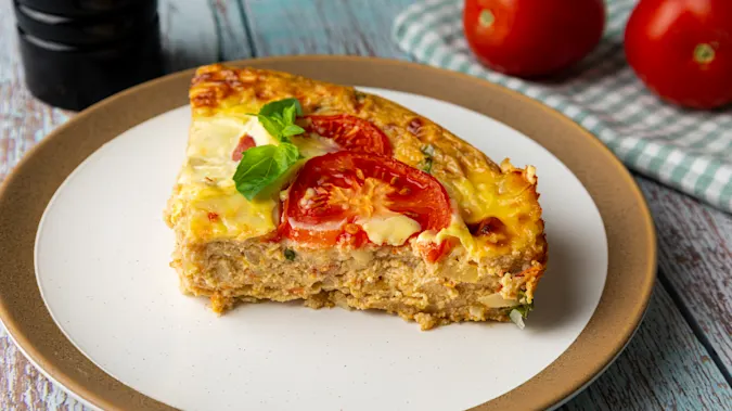 Caprese Quiche