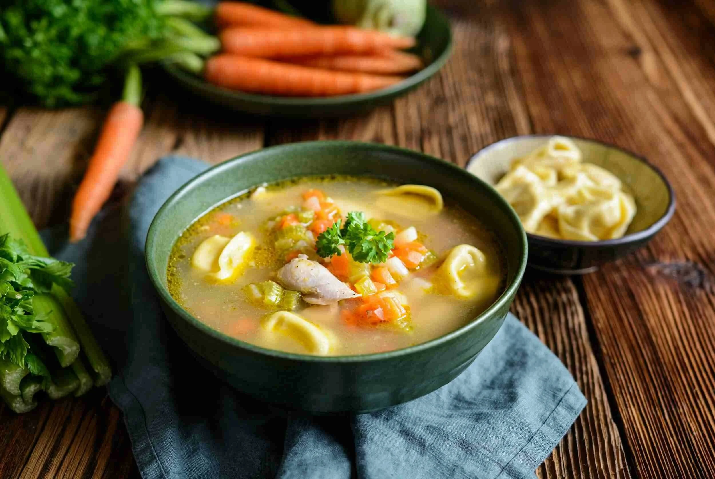 Tortellini Chicken Noodle Soup | Cooking Professionally