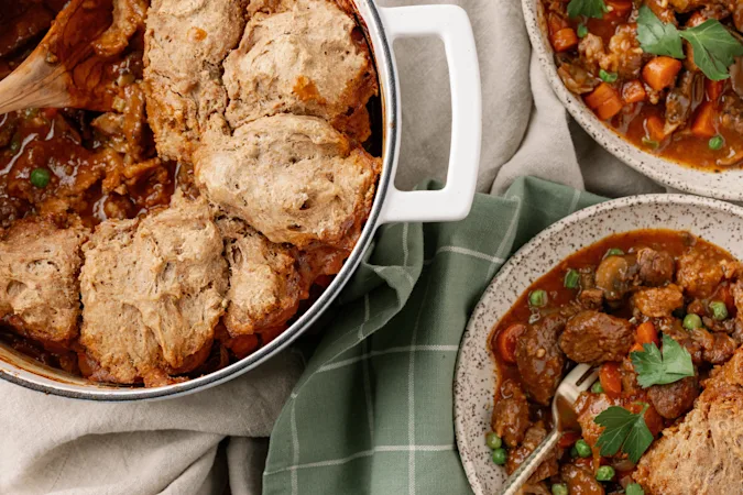 Beer Biscuit Pot Pie