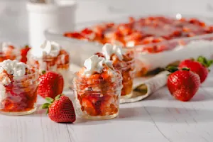 Strawberry Angel Food Delight