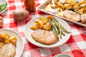 Billionaire's Club Pork Chop Dinner