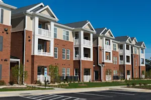 What kind of food does work on an apartment building? image
