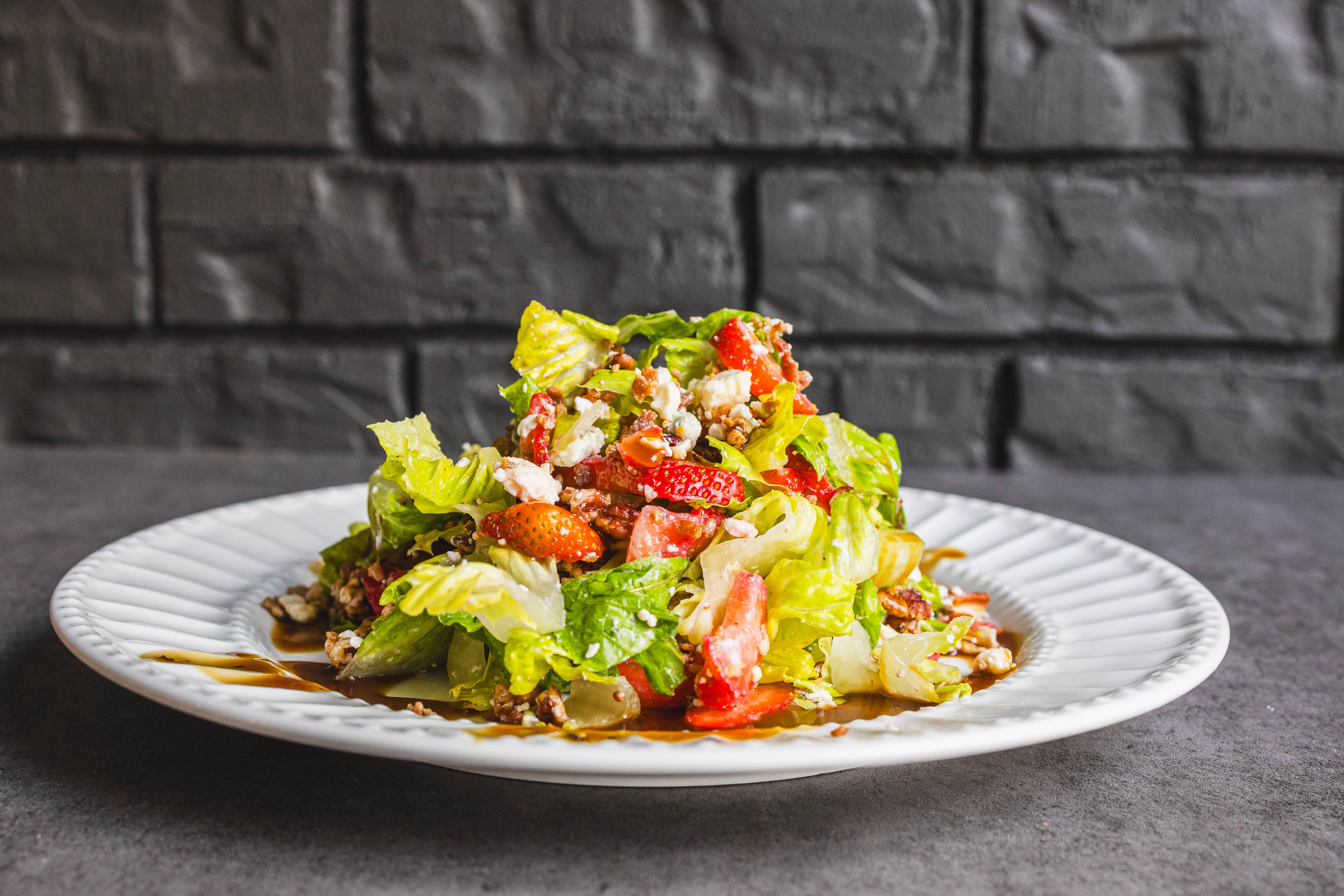 Salty Sweet Strawberry Salad | Lazy Cooking
