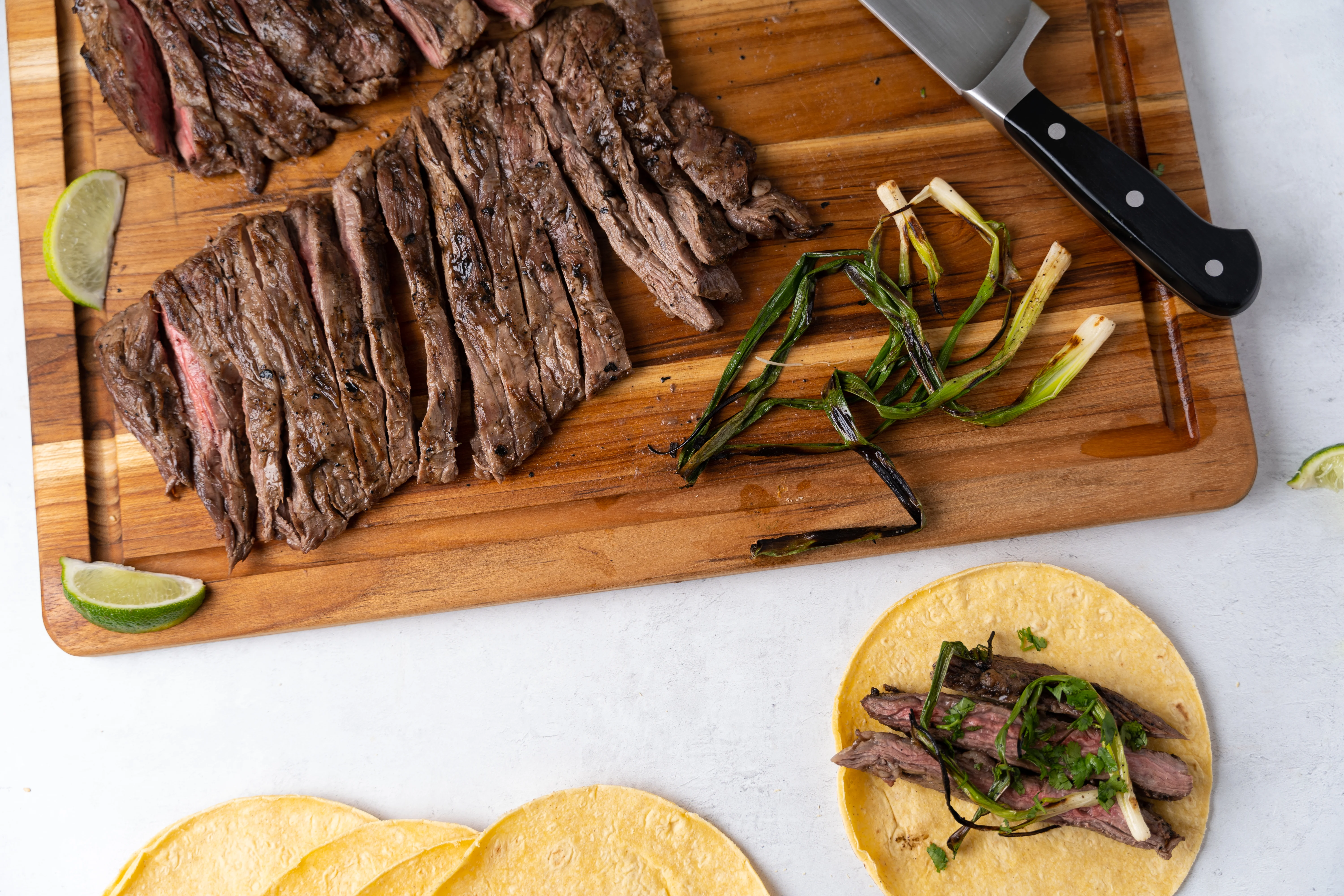 Grilled Skirt Steak Tacos | Cooking Professionally
