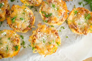 Spaghetti Pie Muffins-8