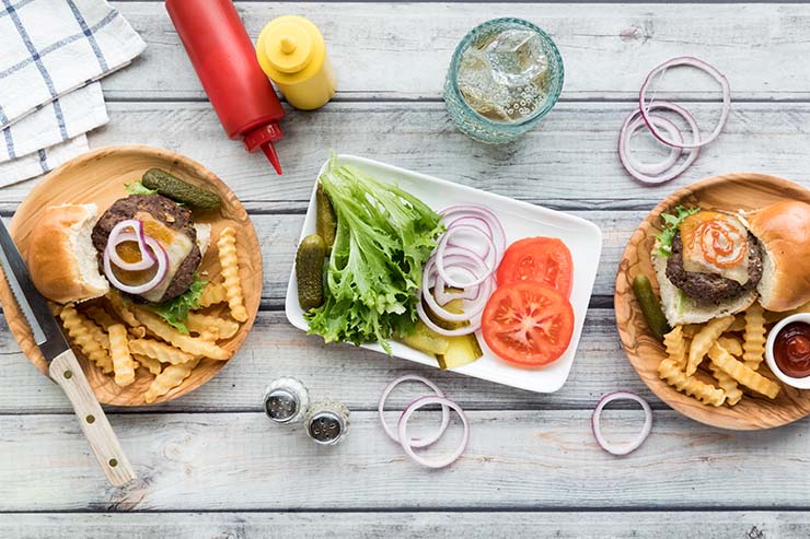  What side dish did the deer bring to the BBQ? image