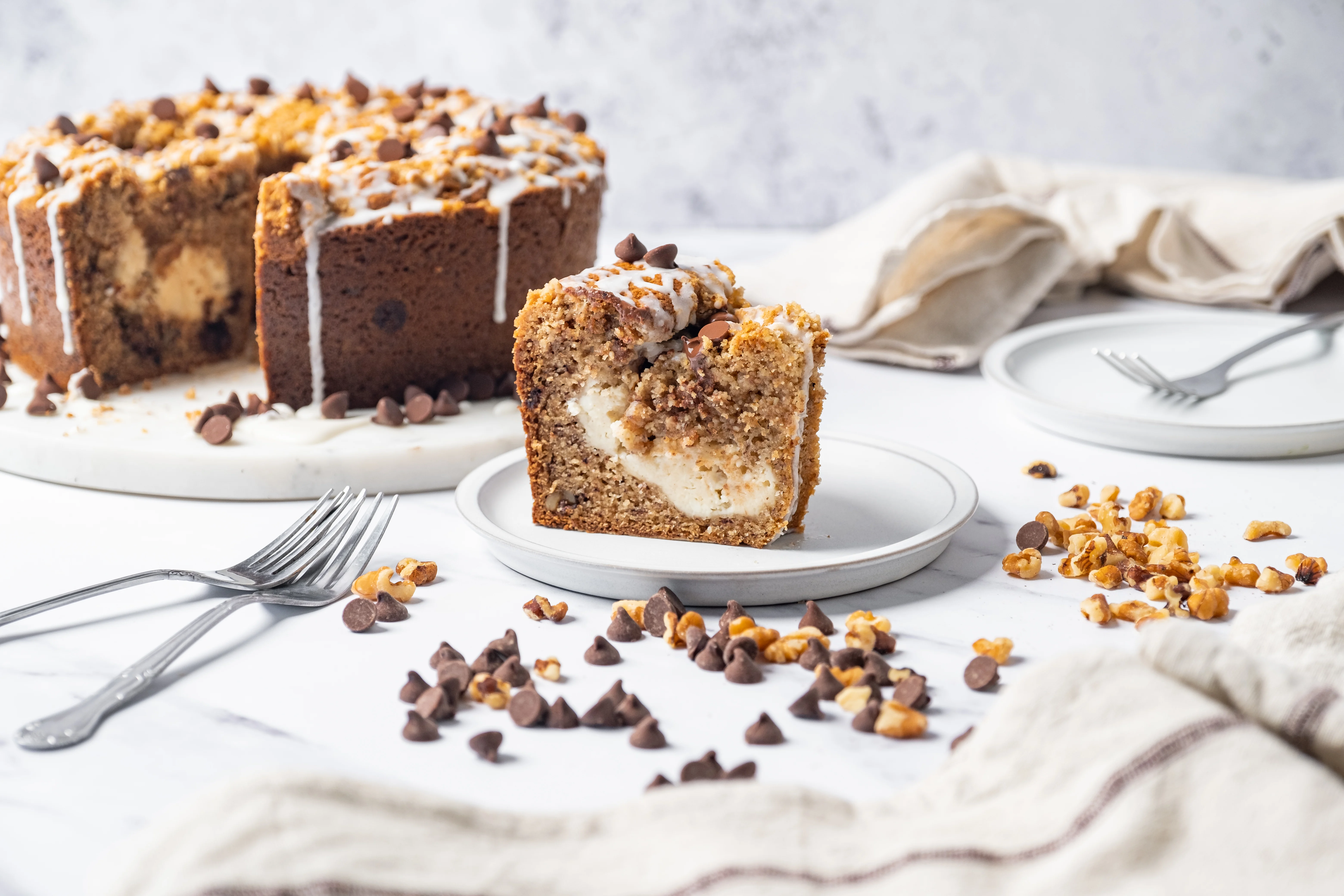 Banana Swirl Coffee Cake | Cooking Professionally