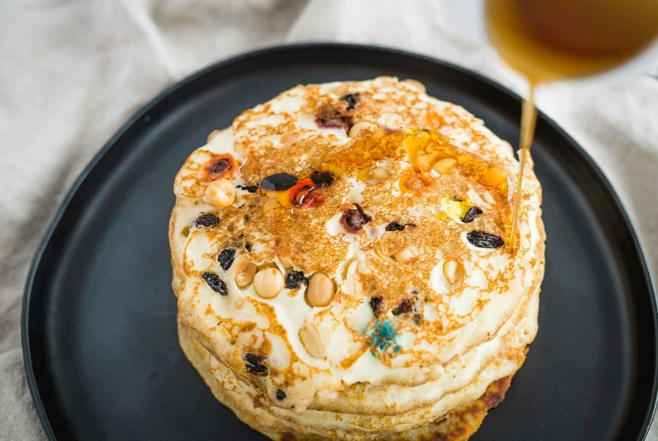 Trail Mix Pancakes | Holy Recipe