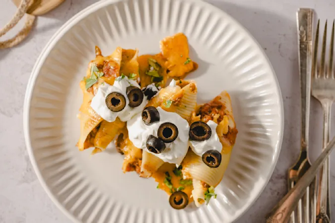 Cheesy Mexican Stuffed Shells