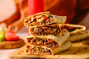 Cheeseburger In Paradise Wrap