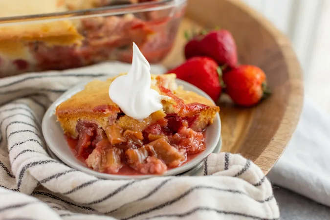 Strawberry Flip Cake