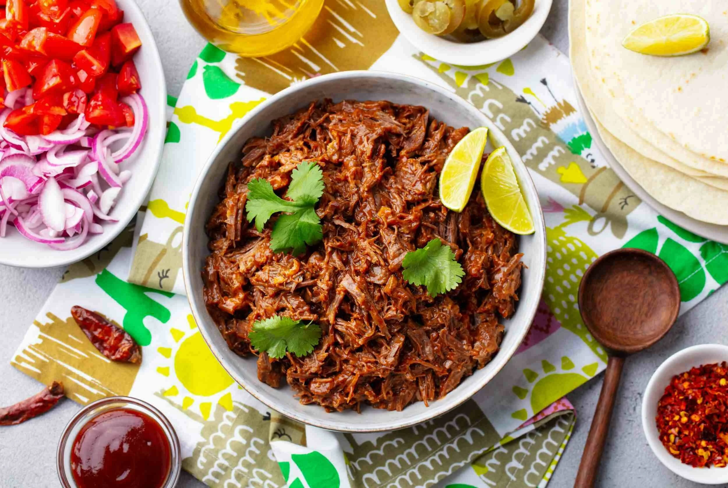 Slow Cooker Shredded Taco Beef | Recipes Direct