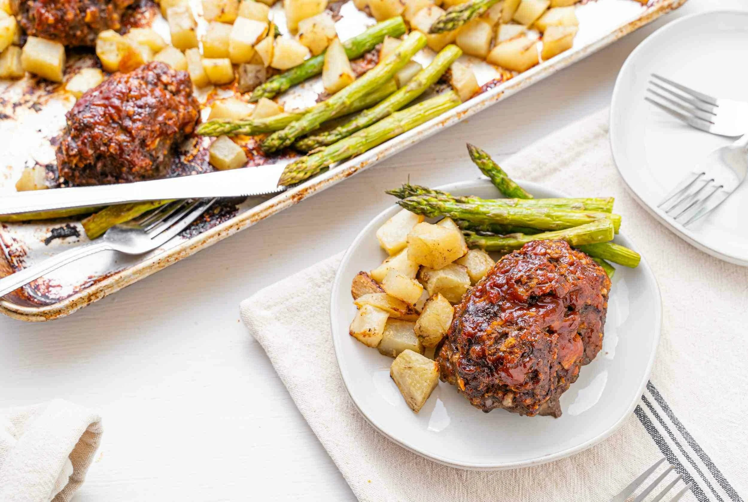 Mini Meatloaf Sheet-Pan Meal | Recipe Saver