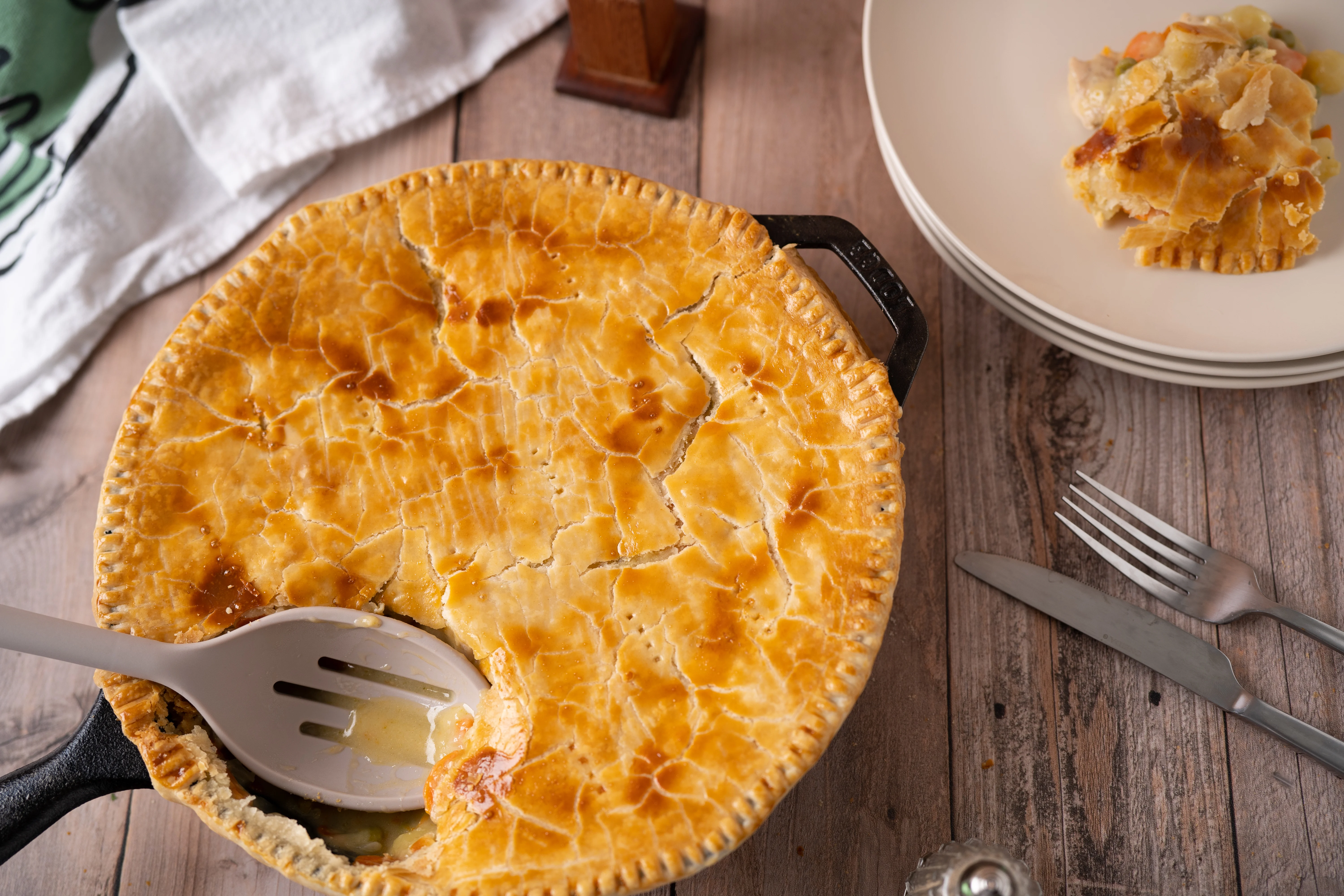 Healthier Chicken Pot Pie | Command Cooking