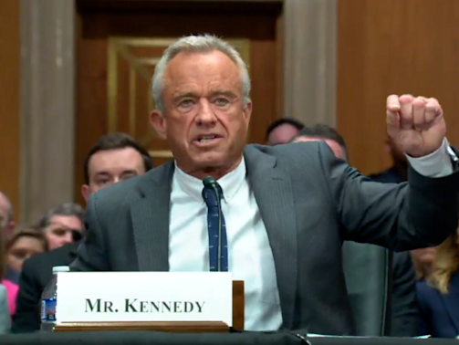RFK Jr. during his hearing to be Secretary of Health and Human Services (1)