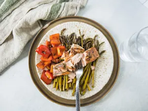 Special Dinner Salmon & Vegetables-4