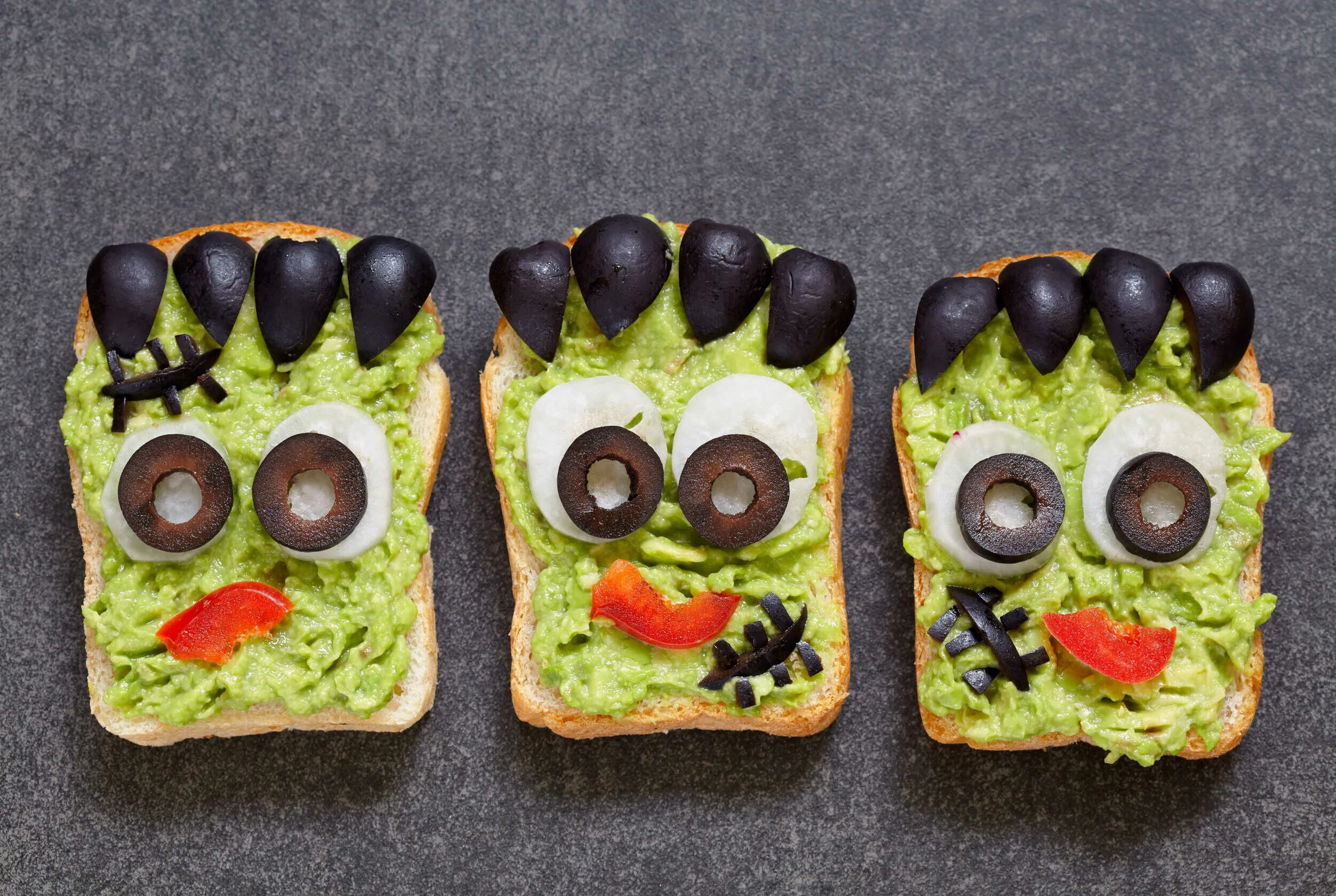 Frankenstein Avocado Toast | Easier Eats