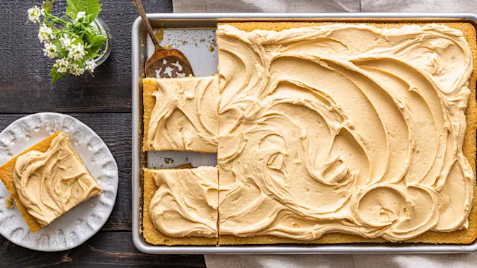 Georgia's Finest Peanut Butter Sheet Cake
