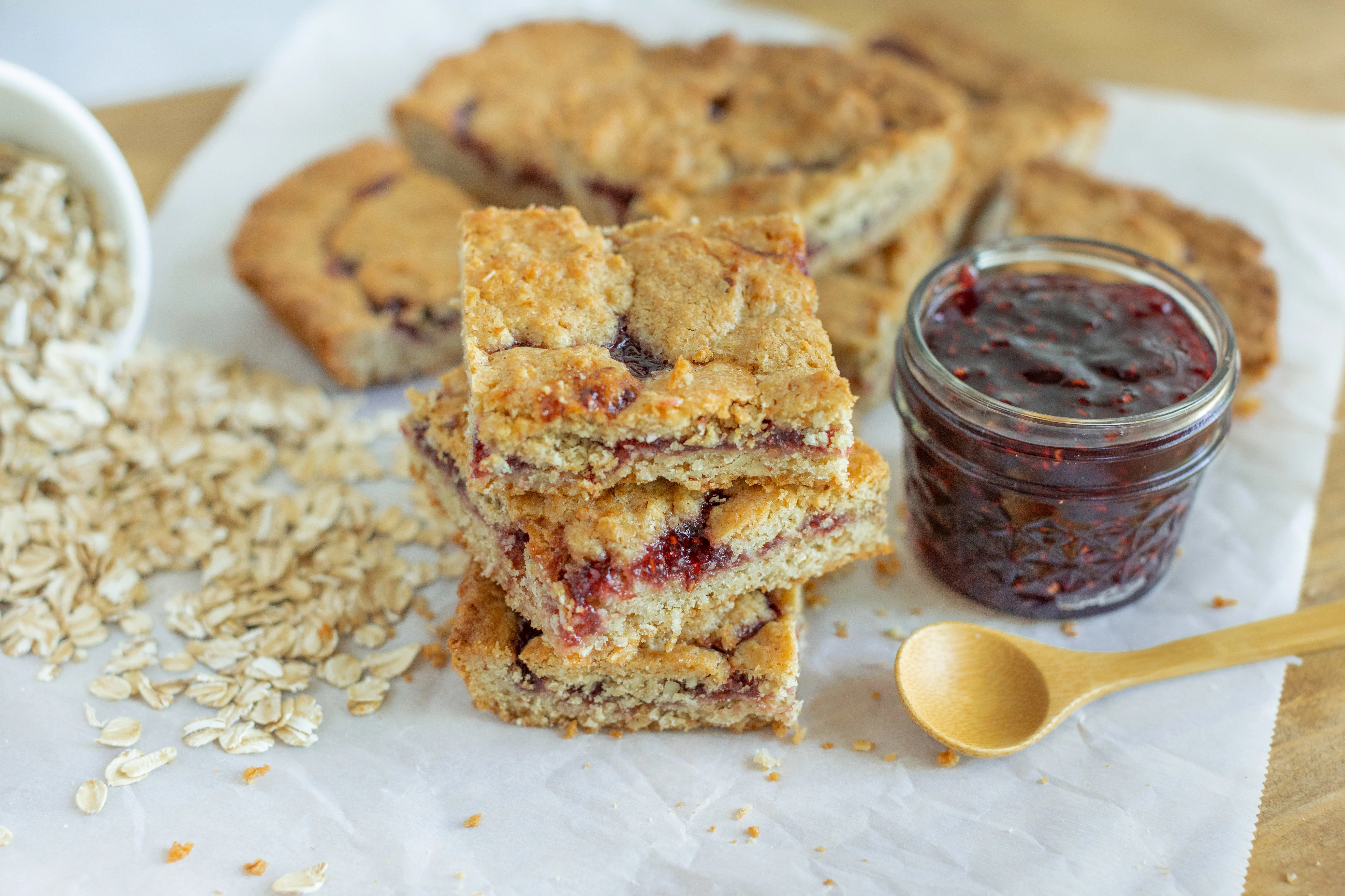 Raspberry Jam Bars | Cooking Professionally