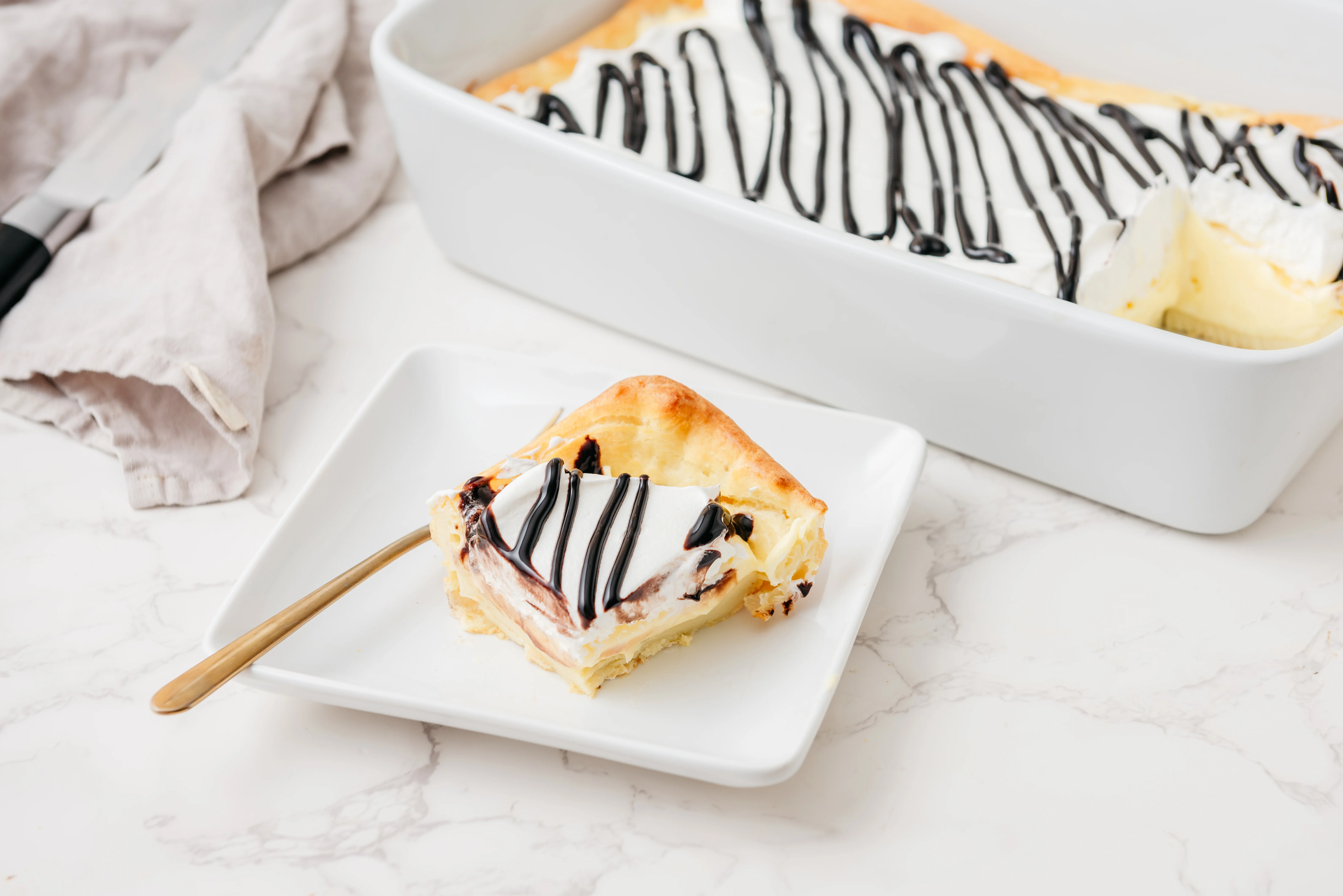 Cream Puff Cake | Cooking Professionally
