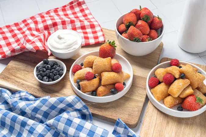 Easy Springtime Berry Beignets