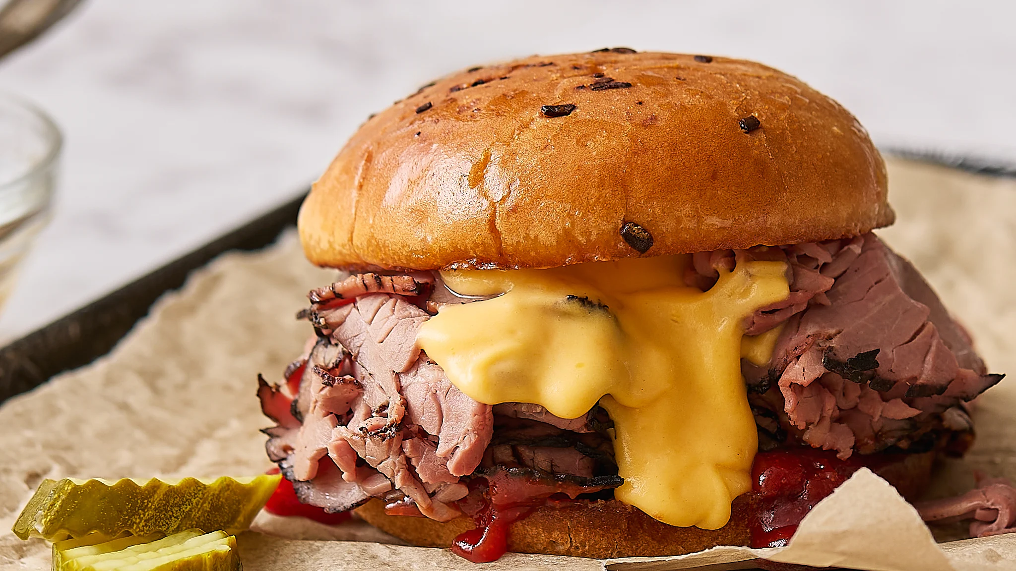 Beef & Cheddar Sandwich | Big Recipe