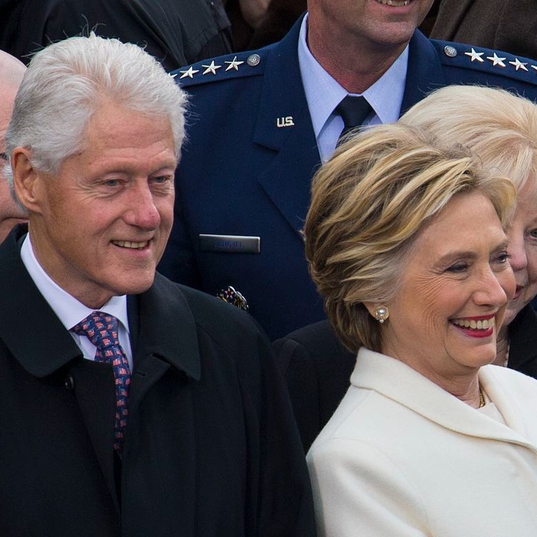 Bill and Hillary Clinton at 58th Inauguration 01-20-17 (cropped)