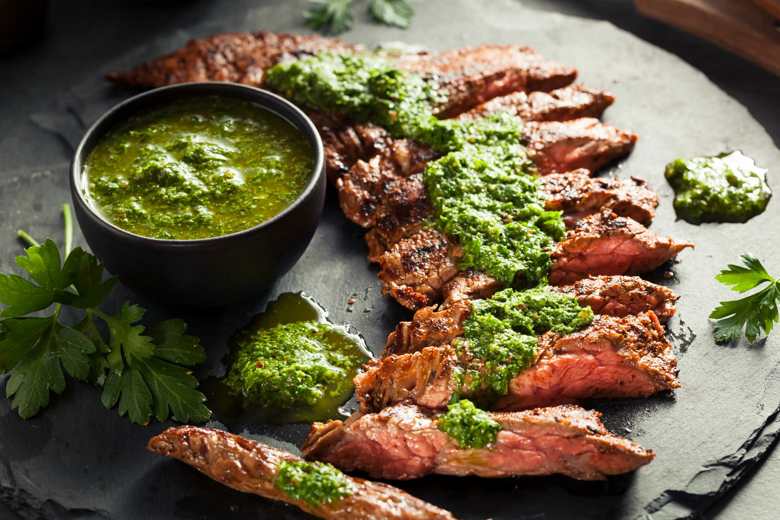 Mouthwatering Skirt Steak with Chimichurri | Mama's Cooking