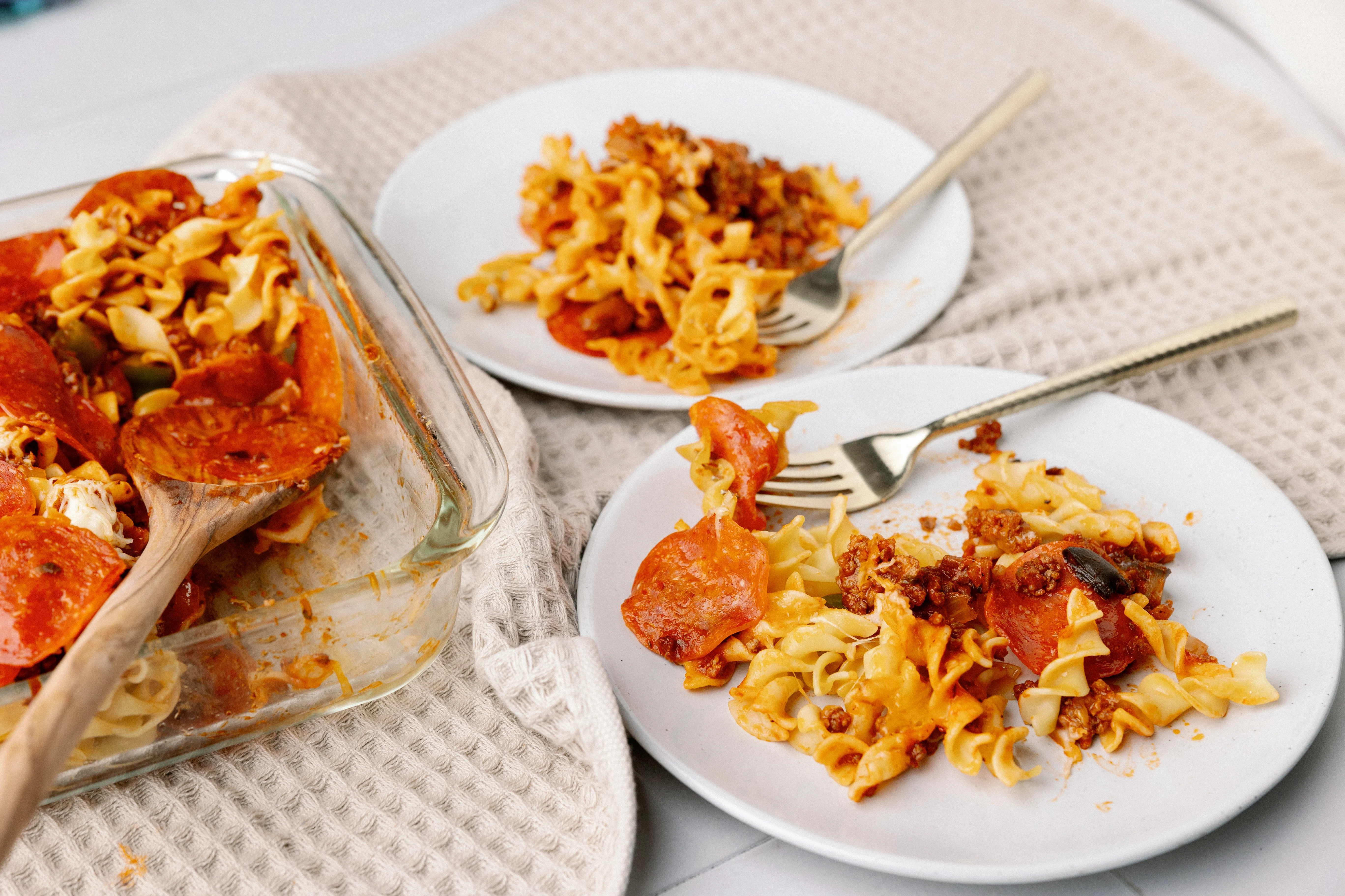 Hearty Pizza Noodle Bake | Cooking Professionally