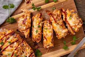 French Bread BBQ Pizza
