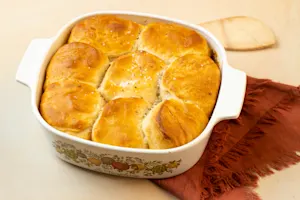 Bacon Cheeseburger Biscuit Bake