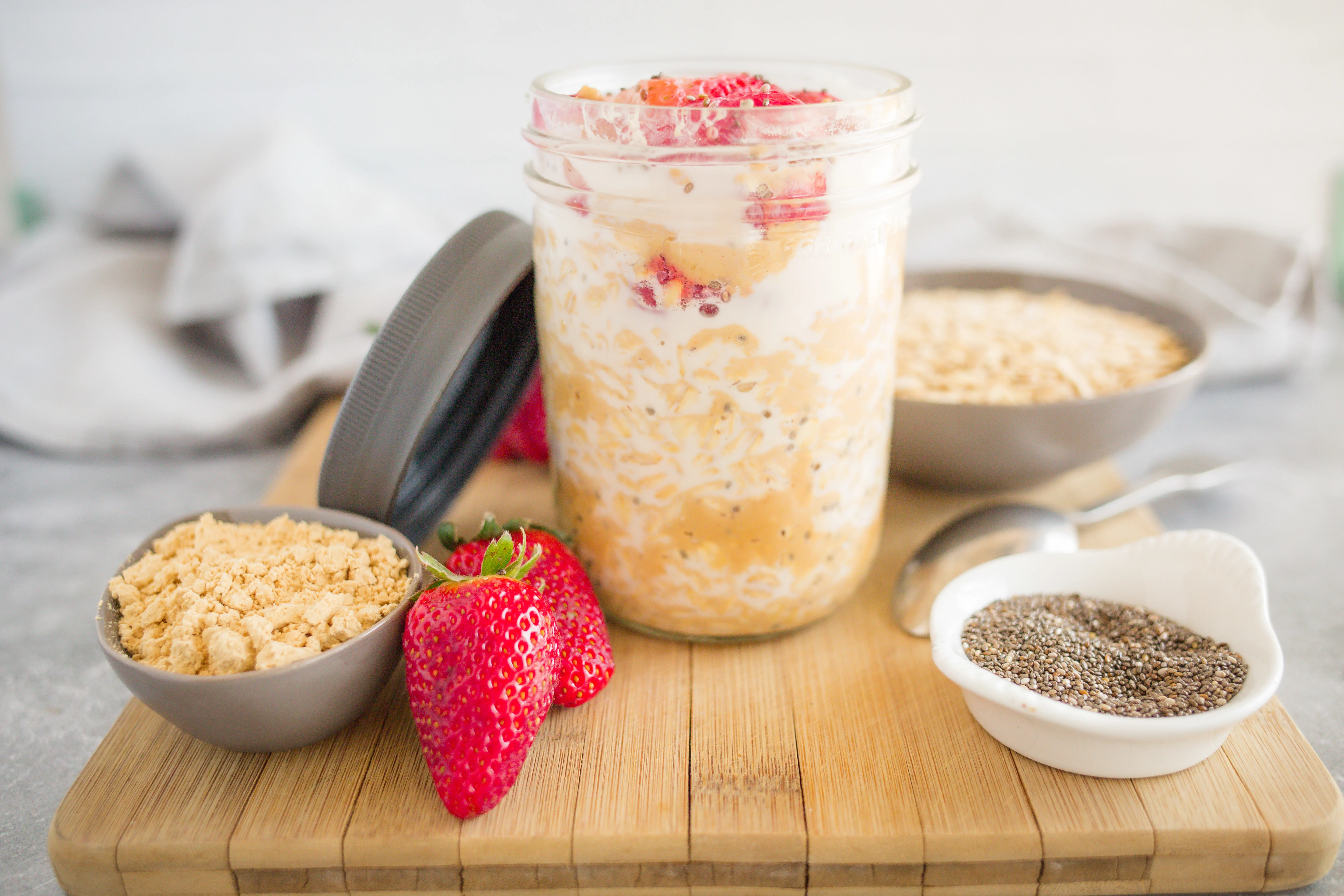 Strawberry Overnight Oats | Cooking Professionally