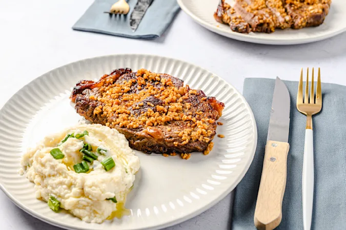 Garlic Grilled Steaks