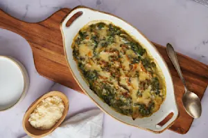 Creamed Kale Gratin